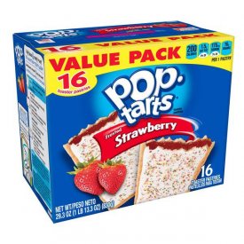 Kellogg's Pop-Tarts, Frosted Strawberry Flavored, 29.3 oz 16 Ct