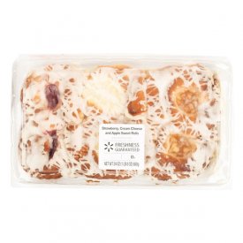 Freshness Guaranteed Assorted Sweet Rolls, Strawberry/Cream Cheese/Apple, 24 oz, 6 Count