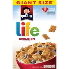 Quaker Life Multigrain Breakfast Cereal, Cinnamon, 24.8 oz Box