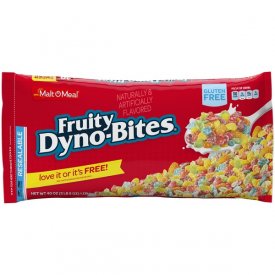 Malt-O-Meal Fruity Dyno-Bites Gluten Free Cereal 40 oz. Bag