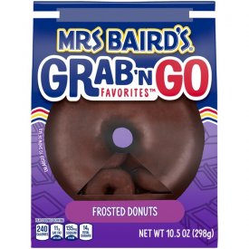Mrs Baird's Grab 'n Go Favorites Frosted Donuts, 10.5 oz