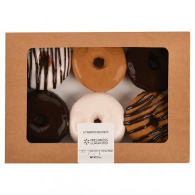 Freshness Guaranteed Assorted Ring Donuts, 6 Count