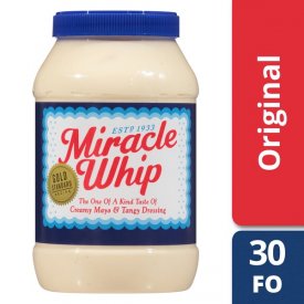 Miracle Whip Original Dressing, 30 fl oz Jar