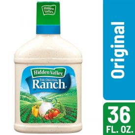 Hidden Valley Original Ranch Salad Dressing & Topping, Gluten Free, Keto-Friendly - 36 Ounce Bottle