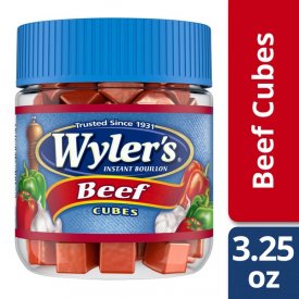 Wyler's Beef Instant Bouillon Cubes 3.25 Ounce Jar