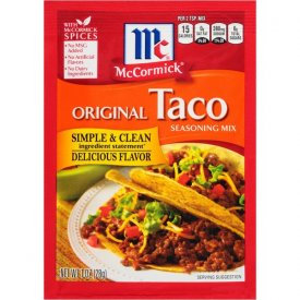McCormick Original Taco Seasoning Mix Packet, 1 oz