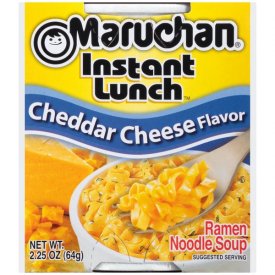 Maruchan Instant Lunch Cheddar Cheese Flavor Instant Lunch, 2.25 oz