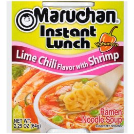 Maruchan Instant Lunch Lime Chili Flavor w/Shrimp Instant Lunch, 2.25 oz