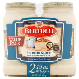 Bertolli Alfredo with Aged Parmesan Cheese Pasta Sauce 15 oz. (Pack of 2)