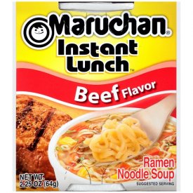 Maruchan Instant Lunch Beef Flavor Instant Lunch, 2.25 oz