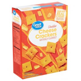 Great Value Cheddar Cheese Crackers, 12.4 oz