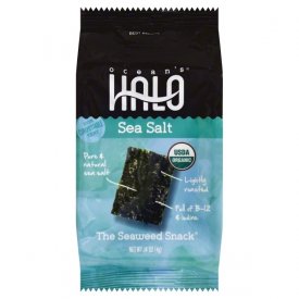 Ocean's Halo Organic Sea Salt Seaweed Snack, .14 oz.