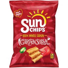 SunChips Whole Grain Snacks, Garden Salsa, 7 Oz