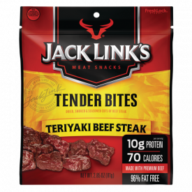 Jack Links Beef Tender Bites, Teriyaki, 2.85oz