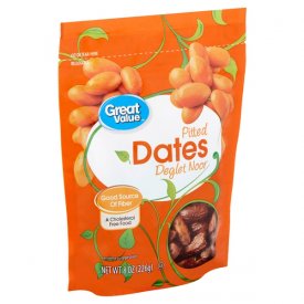 Great Value Pitted Dates Deglet Noor, 8 Oz.