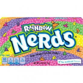 Wonka Nerds Rainbow Crunchy Candy, 5 Oz