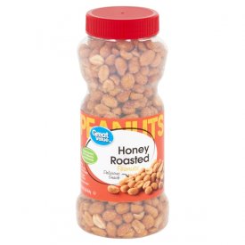 Great Value Honey Roasted Peanuts, 16 Oz.