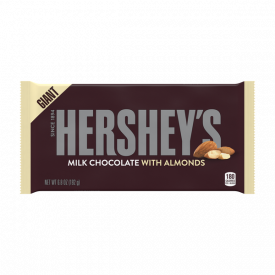 Hershey's, Milk Chocolate with Almonds Giant Bar, 6.8 Oz