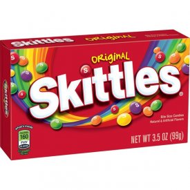 Skittles Original Bite Size Candy Theater Box, 3.5 Ounce