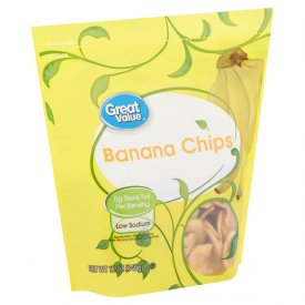 Great Value Banana Chips, 12 Oz.