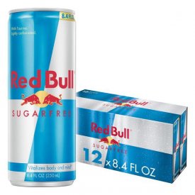 (12 Cans) Red Bull Sugar Free Energy Drink, 8.4 Fl Oz