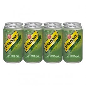 Schweppes Caffeine-Free Ginger Ale, 7.5 Fl. Oz., 8 Count