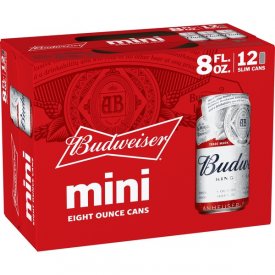 Budweiser® Beer, 12 Pack 8 fl. oz. Cans