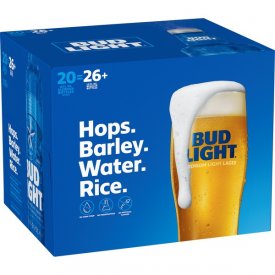 Bud Light® Beer, 20 Pack 16 fl. oz. Aluminum Bottles