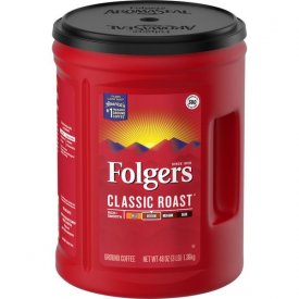 Folgers Classic Roast Ground Coffee, 48-Ounce