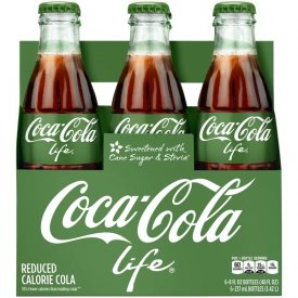 Coca-Cola Life Reduced Calorie Soda, 8 Fl. Oz., 6 Count
