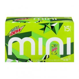 Mtn Dew Mini Cans - 15 CT