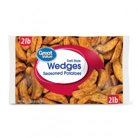 Great Value Deli Style Wedges Seasoned Potatoes, 32 oz