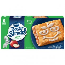 Pillsbury Toaster Strudel Apple Toaster Pastries, 6 Ct, 11.7 oz