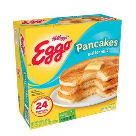 Kellogg's Eggo Frozen Buttermilk Pancakes Easy Breakfast 32.7 Oz 24 Ct