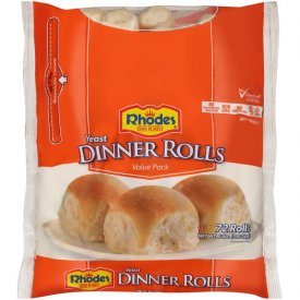 Rhodes Bake-N-Serv® Frozen White Dinner Rolls Dough 72 ct Bag
