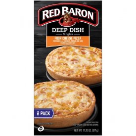 Red Baron® Singles Deep Dish Four Cheese Pizzas, 11.20 oz, 2 Count