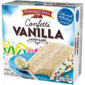 Pepperidge Farm Frozen Confetti Vanilla Layer Cake, 19.6 oz. Box