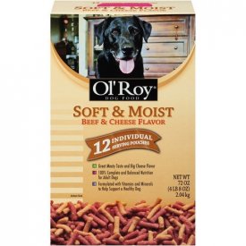 Ol' Roy Soft & Moist Beef & Cheese Flavor Wet Dog Food, 72 oz