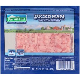 Farmland Diced Ham, Fully Cooked, 95% Fat Free, Gluten Free, 16 Ounces