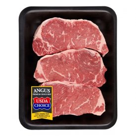 Beef Choice Angus New York Strip Steak Family Pack, 1.53 - 2.63 lb