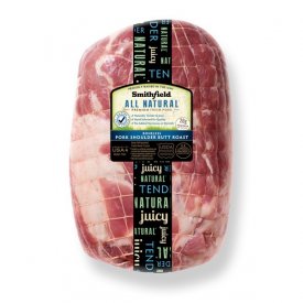 Smithfield All Natural Fresh Pork Shoulder Butt Roast, Boneless, 2.4-4.4 lb