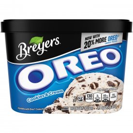Breyers Frozen Dairy Dessert OREO Cookies & Cream 48 oz
