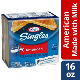 Kraft Singles American Slices, 24 ct - 16.0 oz Wrapper