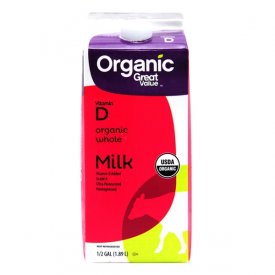 Great Value Organic Vitamin D Milk, .5gal