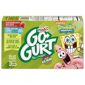 Yoplait Go-Gurt Kids Yogurt Tubes Variety Pack 16ct
