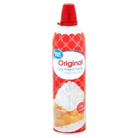 Great Value Original Dairy Whipped Topping, 13 oz