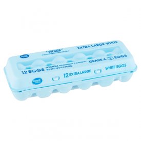 Great Value Extra Large White Eggs, 12 count, 27 oz