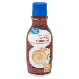 Great Value Vanilla Caramel Coffee Creamer, 32 fl oz