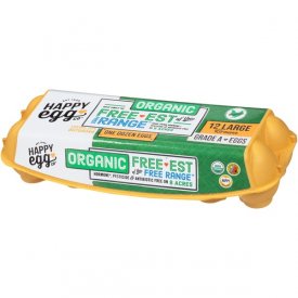 The Happy Egg Co. Organic Large Grade A Eggs, 12 Count