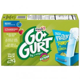 Yoplait Go-Gurt Kids Yogurt, Variety Pack 24 Count